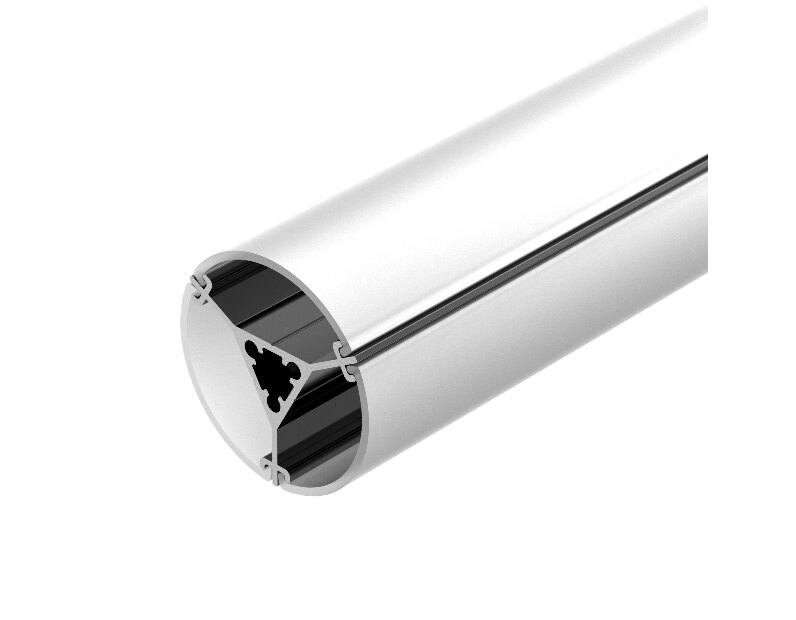 Профиль ROUND-D36-360-2500 ANOD BLACK (Arlight, Алюминий)