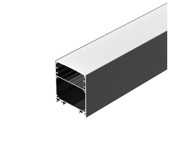 Профиль LINE-6070-3000 ANOD BLACK (Arlight, Алюминий)