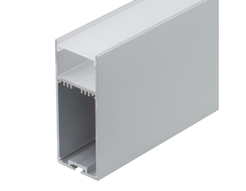 Профиль с экраном SL-LINE-3691-2500 ANOD+OPAL (Arlight, Металл)