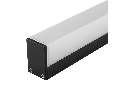 Профиль с экраном SL-LINE-2011M-2500 BLACK+OPAL RCT (Arlight, Алюминий)