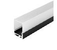 Профиль с экраном SL-LINE-2011M-2500 BLACK+OPAL RCT (Arlight, Алюминий)