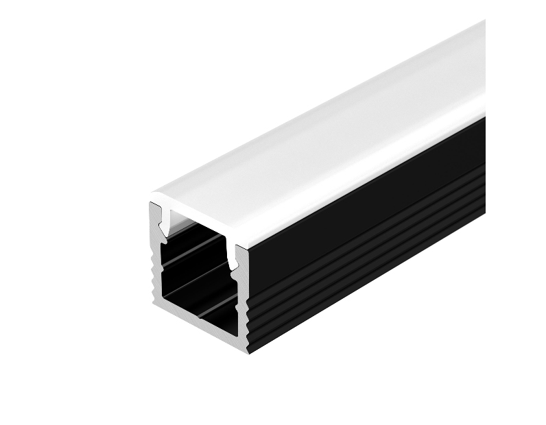 Профиль SL-MINI-10-2000 BLACK (Arlight, Алюминий)