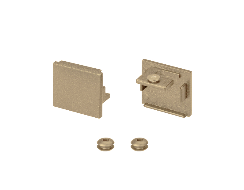 Заглушка SL-LINE-2522 CHAMPAGNE GOLD глухая (Arlight, Металл)