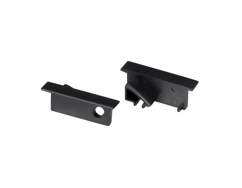 Комплект заглушек SL-BEVEL-W21-F BLACK (Arlight, Пластик)