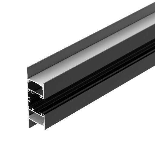 Профиль WALL-2575-DUAL-2000 ANOD BLACK (Arlight, Алюминий) 052332
