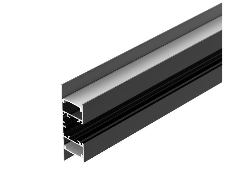 Профиль WALL-2575-DUAL-2000 ANOD BLACK (Arlight, Алюминий)