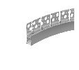 Профиль WALL-FANTOM-BENT-W10-SIDE-2000 ANOD (Arlight, Алюминий)