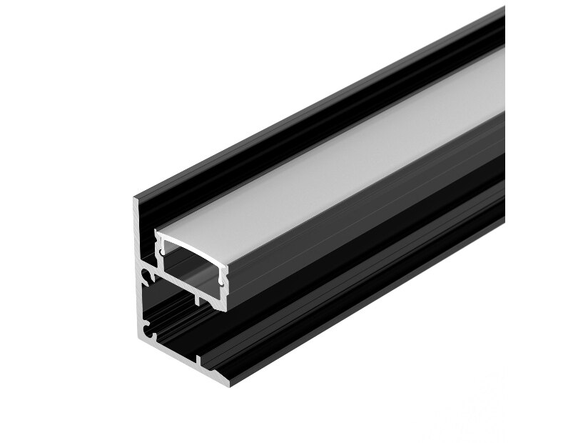 Профиль WALL-2228-2000 ANOD BLACK (Arlight, Алюминий)