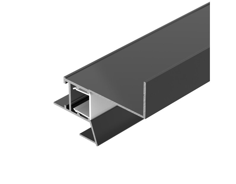Профиль СEIL-S18-SHADOW-SIDE-3000 BLACK (Arlight, Алюминий)