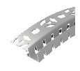 Профиль FANTOM-BENT-W12-TOP-EDGE-2000 ANOD (Arlight, Алюминий)