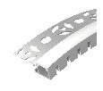 Профиль FANTOM-BENT-W12-TOP-EDGE-2000 ANOD (Arlight, Алюминий)