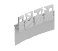 Профиль PLINTUS-FANTOM-BENT-H35-SIDE-2000 WHITE (Arlight, Алюминий)