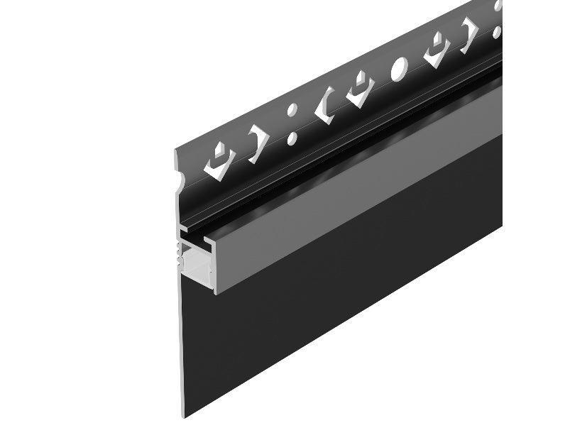 Профиль ARH-PLINTUS-50-FANTOM-3000 BLACK (Arlight, Алюминий)