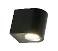 Светильник садово-парковый Feron.ONE DH014-P,на стену, GU10 220-240V, черный пластик