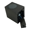 Светильник садово-парковый Feron.ONE DH050-P,на стену, GU10 220-240V, черный пластик