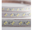 Лента светодиодная 220В, SMD5730, 7Вт/м, 120 LED/м, Холодный белый, 6,5х17мм, 100м, без установочного набора, IP67 NEON-NIGHT