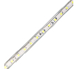 Лента светодиодная 220В, SMD5050, 14,4Вт/м, 60 LED/м, Холодный белый, 13х8мм, 100м, с кабелем питания, IP67 NEON-NIGHT