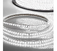 Лента светодиодная 220В, SMD3014, 9,6Вт/м, 120 LED/м, Холодный белый, 6х10,6мм, 100м, с кабелем питания, IP67 NEON-NIGHT