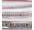 Лента светодиодная 220В, SMD3014, 9,6Вт/м, 120 LED/м, Холодный белый, 6х10,6мм, 100м, с кабелем питания, IP67 NEON-NIGHT