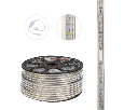 Лента светодиодная 220В, SMD3014, 9,6Вт/м, 120 LED/м, Холодный белый, 6х10,6мм, 100м, с кабелем питания, IP67 NEON-NIGHT