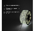 Лента светодиодная 220В, SMD2835, 60 LED/м, Холодный белый, 10х7мм, 100м, с кабелем питания, IP67 NEON-NIGHT