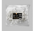 Гирлянда светодиодная Нить 10м 200 LED ТЕПЛЫЙ БЕЛЫЙ прозрачный ПВХ IP65 эффект мерцания 24В соединяется NEON-NIGHT нужен трансформатор 531-100/531-311/531-312