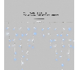 Гирлянда светодиодная Бахрома (Айсикл) 5,6x0,9м 240 LED СИНИЙ белый каучук 2,3мм IP67 эффект мерцания 230В нужен блок 315-001 NEON-NIGHT