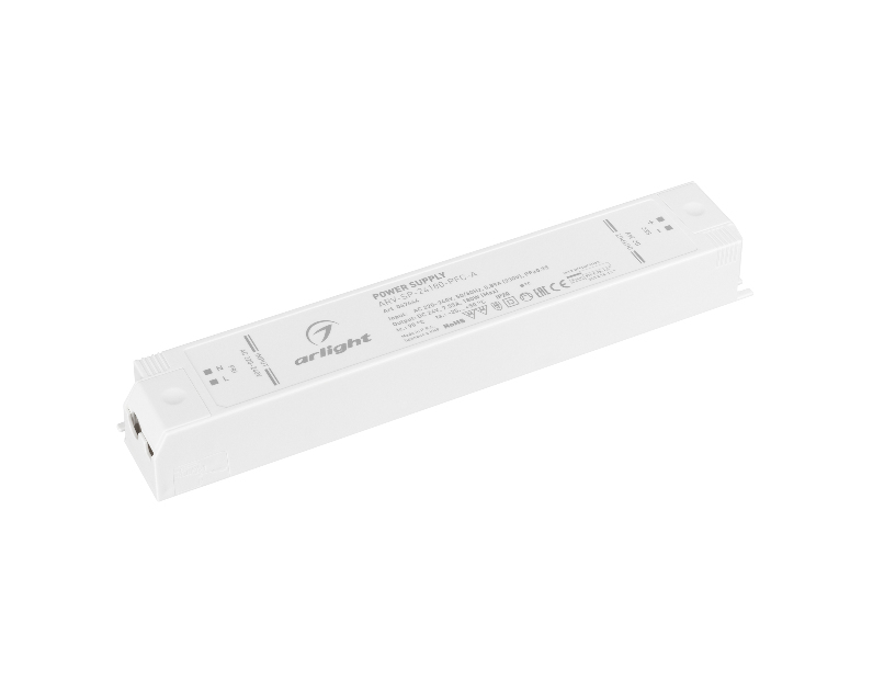 Блок питания ARV-SP-24180-PFC-A (24V, 7.5A, 180W) (Arlight, IP20 Пластик, 5 лет)