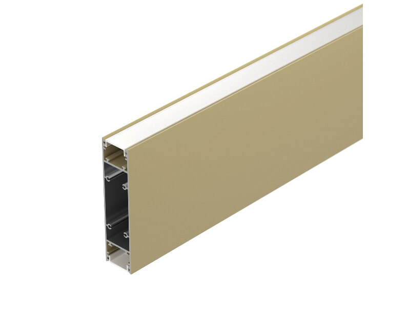 Профиль SL-LINE-25100-DUAL-2500 GOLD CHAMPAGNE  (Arlight, Алюминий)