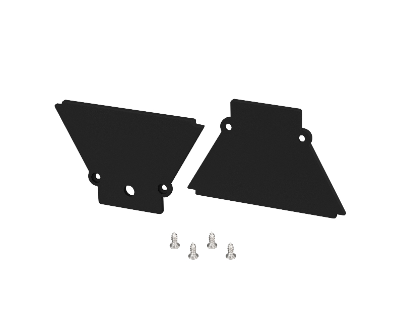 Комплект заглушек COMFORT21-V-FANTOM BLACK (Arlight, Металл)