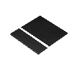INTELLIGENT ARLIGHT Накладка панели KNX-23-2G-SUF Black (Backlightless) (IARL, IP20 Металл, 2 года)