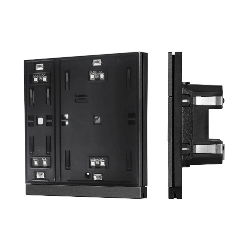 INTELLIGENT ARLIGHT Механизм панели KNX-302-22-IN Black (Bus) (IARL, IP20 Пластик, 2 года) 043108