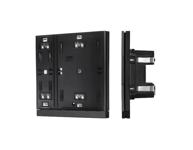 INTELLIGENT ARLIGHT Механизм панели KNX-302-22-IN Black (Bus) (IARL, IP20 Пластик, 2 года)