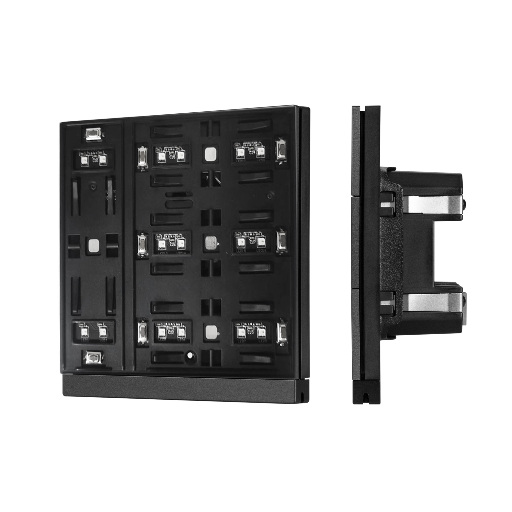 INTELLIGENT ARLIGHT Механизм панели KNX-304-22-IN Black (Bus) (IARL, IP20 Пластик, 2 года) 051688