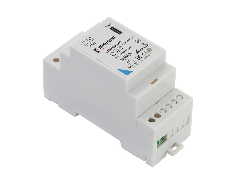 INTELLIGENT ARLIGHT Контроллер DALI-LOGIC-USB-PS-x1 (BUS/230V) (IARL, IP20 Пластик, 2 года)
