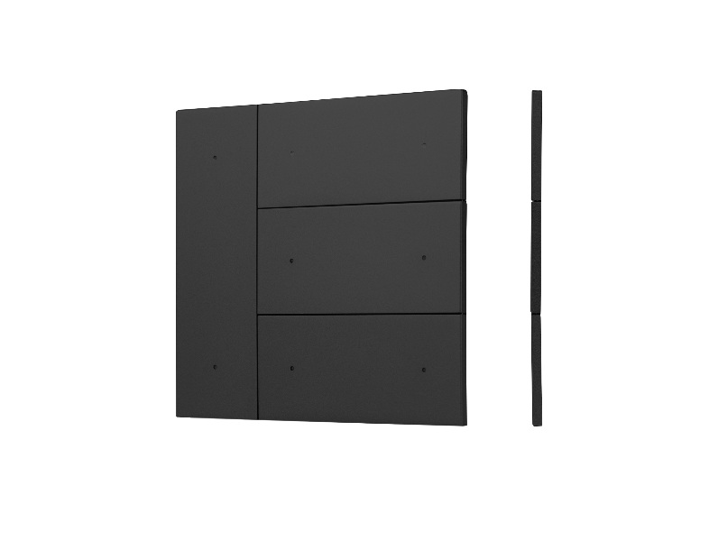 INTELLIGENT ARLIGHT Накладка панели KNX-23-4G-SUF Black (Backlightless) (IARL, IP20 Металл, 2 года)