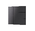 INTELLIGENT ARLIGHT Накладка панели KNX-23-4G-SUF Dark Grey (Backlightless) (IARL, IP20 Металл, 2 года)