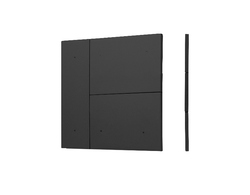 INTELLIGENT ARLIGHT Накладка панели KNX-23-3G-SUF Black (Backlightless) (IARL, IP20 Металл, 2 года)
