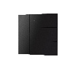 INTELLIGENT ARLIGHT Накладка панели KNX-23-4G-SUF Black (Backlight) (IARL, IP20 Металл, 2 года)