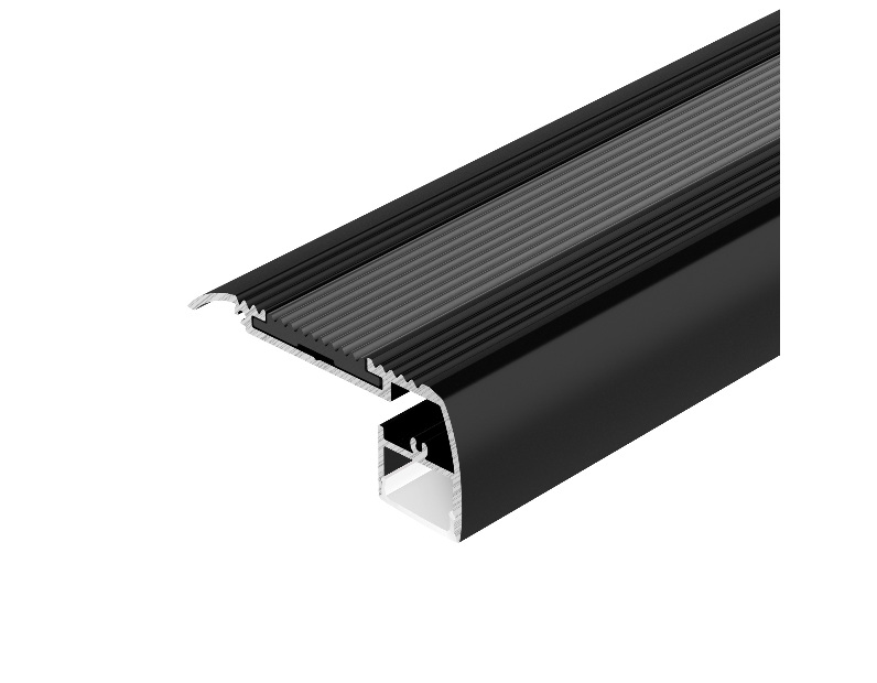 Профиль STAIR-W65-2000 ANOD BLACK (Arlight, Алюминий)