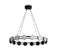 Подвесная люстра светодиодная Freya Collar FR6180PL-L32B