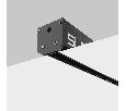 Шинопровод встраиваемый для натяжного потолка Technical Busbar trunkings Exility TRX034D-422B