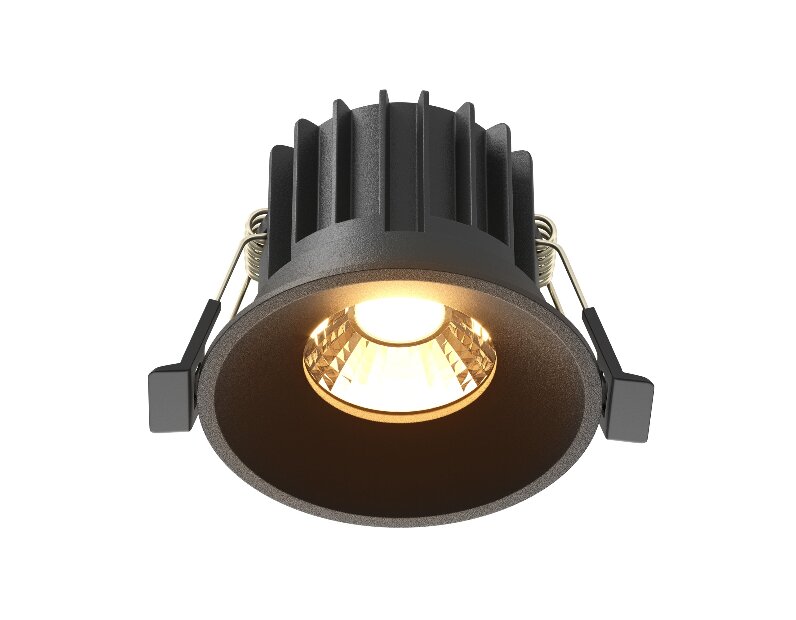 Встраиваемый светильник Technical Round DL058-12W2.7K-B