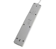 Сетевой фильтр 5-местный с/з STEKKER HM20-51-02 3x1мм2, 1,8 м, серия Optima, белый