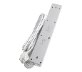 Сетевой фильтр 5-местный с/з STEKKER HM20-51-02 3x1мм2, 1,8 м, серия Optima, белый