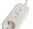Сетевой фильтр 5-местный с/з STEKKER 3x1мм2, 5 м, 250В, 16А, 2 USB-A+2 Type-C 3, серия Nova, белый