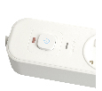 Сетевой фильтр 5-местный с/з STEKKER 3x1мм2, 3 м, 250В, 16А, 2 USB-A+2 Type-C 3, серия Nova, белый