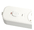 Сетевой фильтр 3-местный с/з STEKKER 3x1мм2, 1,8 м, 250В, 16А, 2 USB-A+2 Type-C, серия Nova, белый