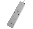 Сетевой фильтр 4-местный с/з STEKKER HM20-41-03 3x1мм2, 3 м, серия Optima, белый