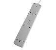 Сетевой фильтр 5-местный с/з STEKKER HM20-51-03 3x1мм2, 3 м, серия Optima, белый